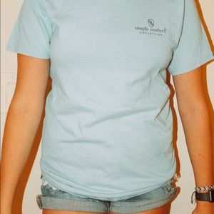 Blue Simply Southern Ivy Tshirt